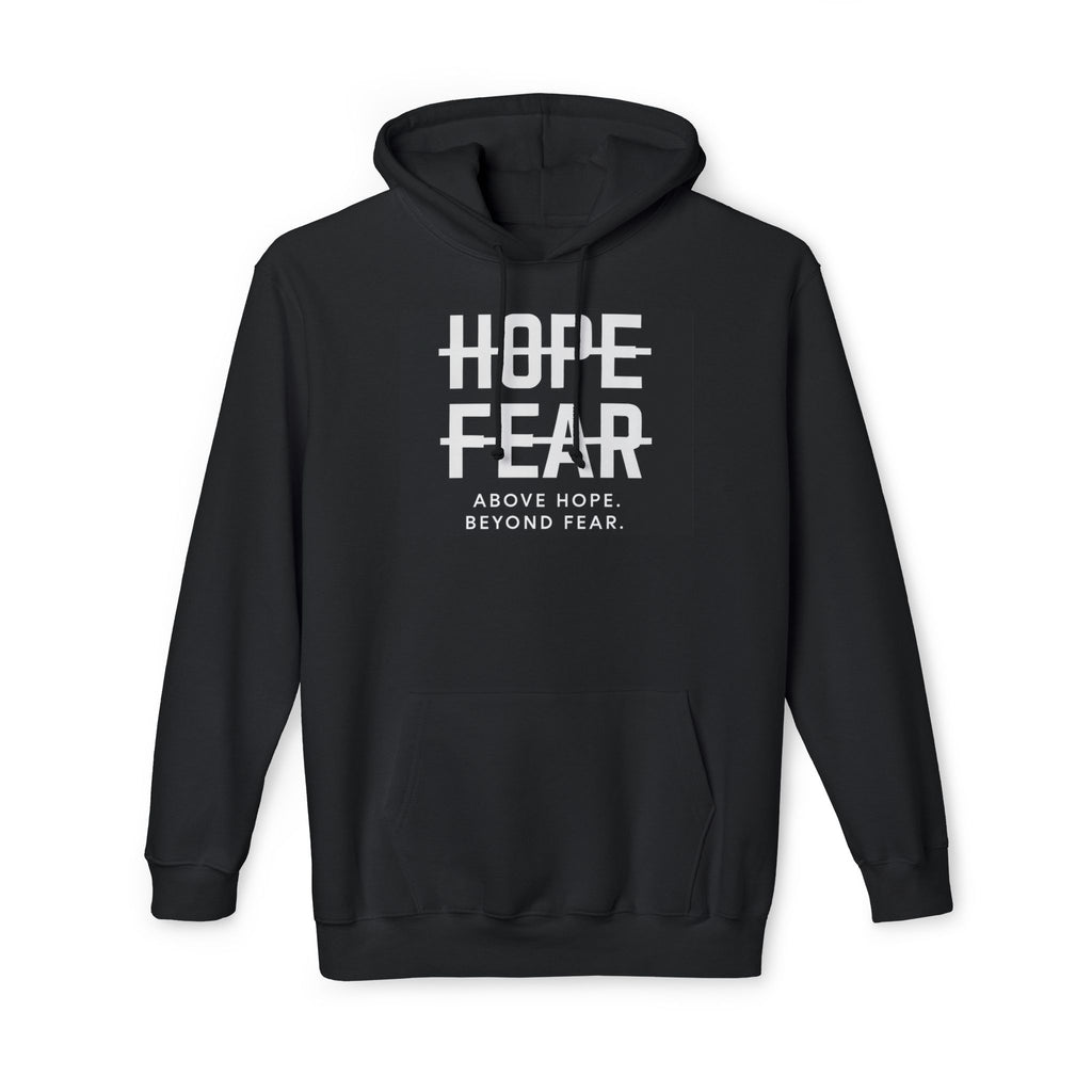 Empowering ABOVE HOPE, BEYOND FEAR,  Motivational Sweatshirt, Gift for Fitness Enthusiasts, Inspirational Apparel, Made in USA