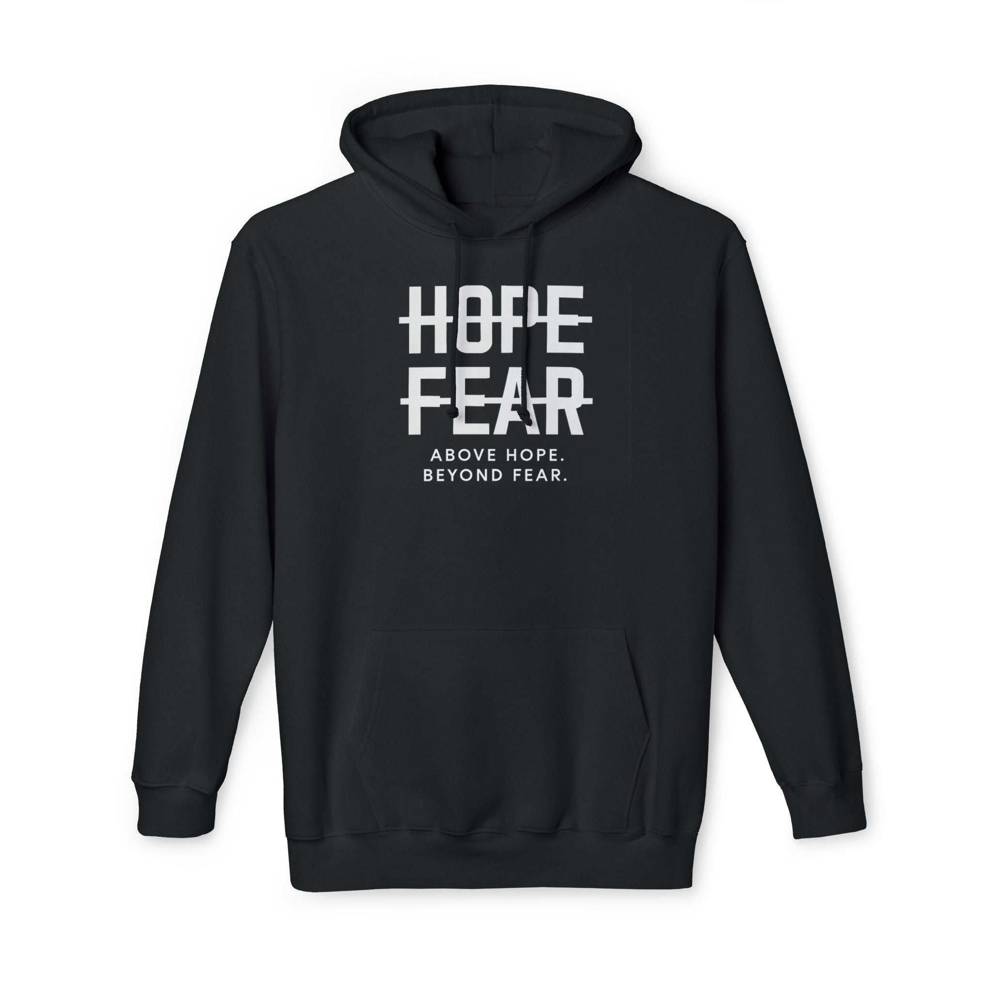 Empowering ABOVE HOPE, BEYOND FEAR,  Motivational Sweatshirt, Gift for Fitness Enthusiasts, Inspirational Apparel, Made in USA
