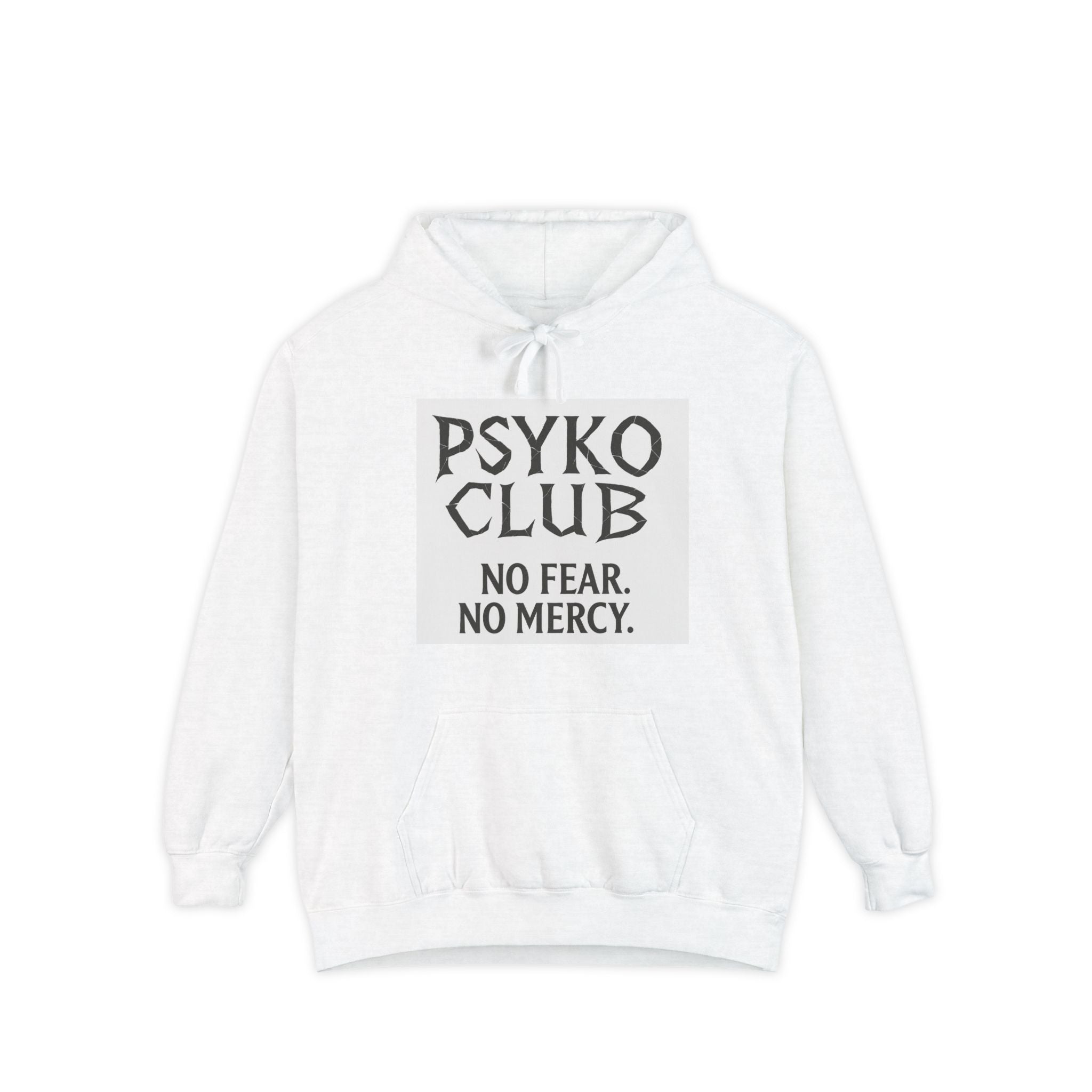 Psycho Club Hoodie - Unisex Garment-Dyed Wear for Comfort and Style, Perfect for Casual Outings, Gift for Friends, Cozy Sweatshirt, [...]