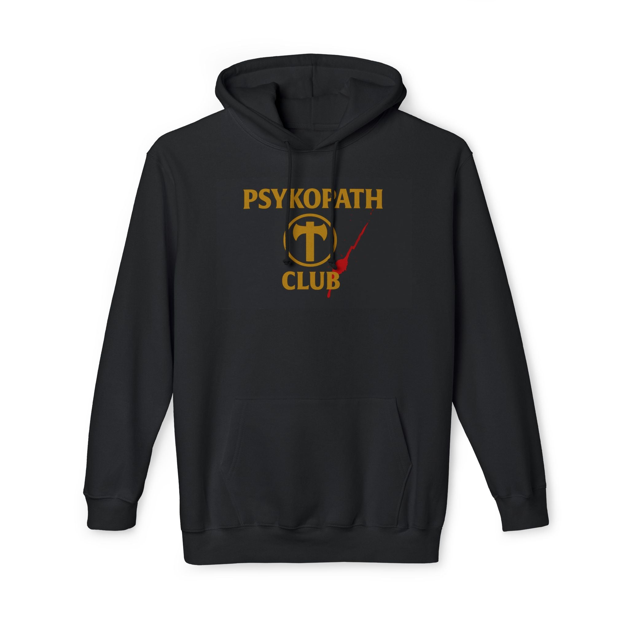 Psycho Club Hooded Sweatshirt, Unisex, Streetwear, Alternative Fashion, Gifting for Friends, Unique Graphic Hoodie