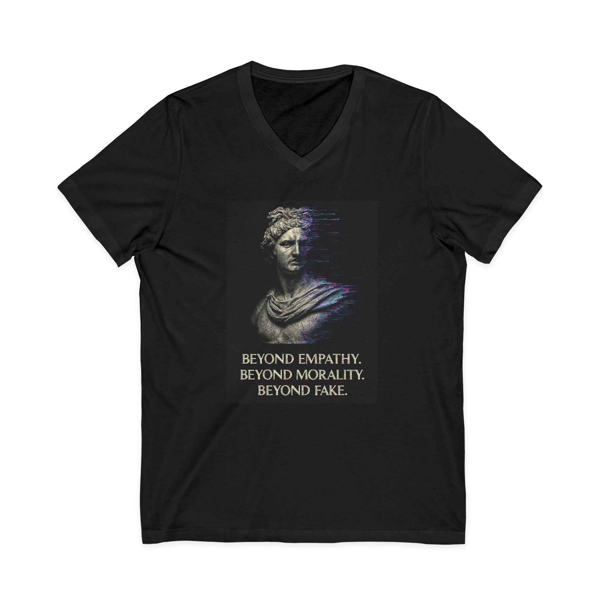 Philosopher's Vibe Tee, Soft Unisex V-Neck Shirt, Thought-Provoking Graphic Tee, Casual Philosophy Top, Gifts for Intellectuals