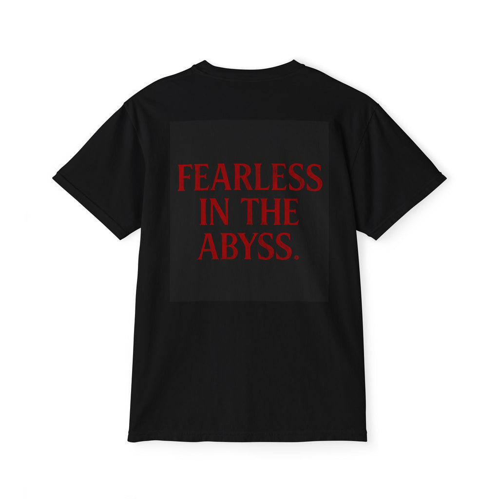 Fearless in the Abyss T-Shirt | Unisex Garment-Dyed Pocket Tee | Inspirational Casual Wear, Motivational Gift, Everyday Style, Trendy [...]