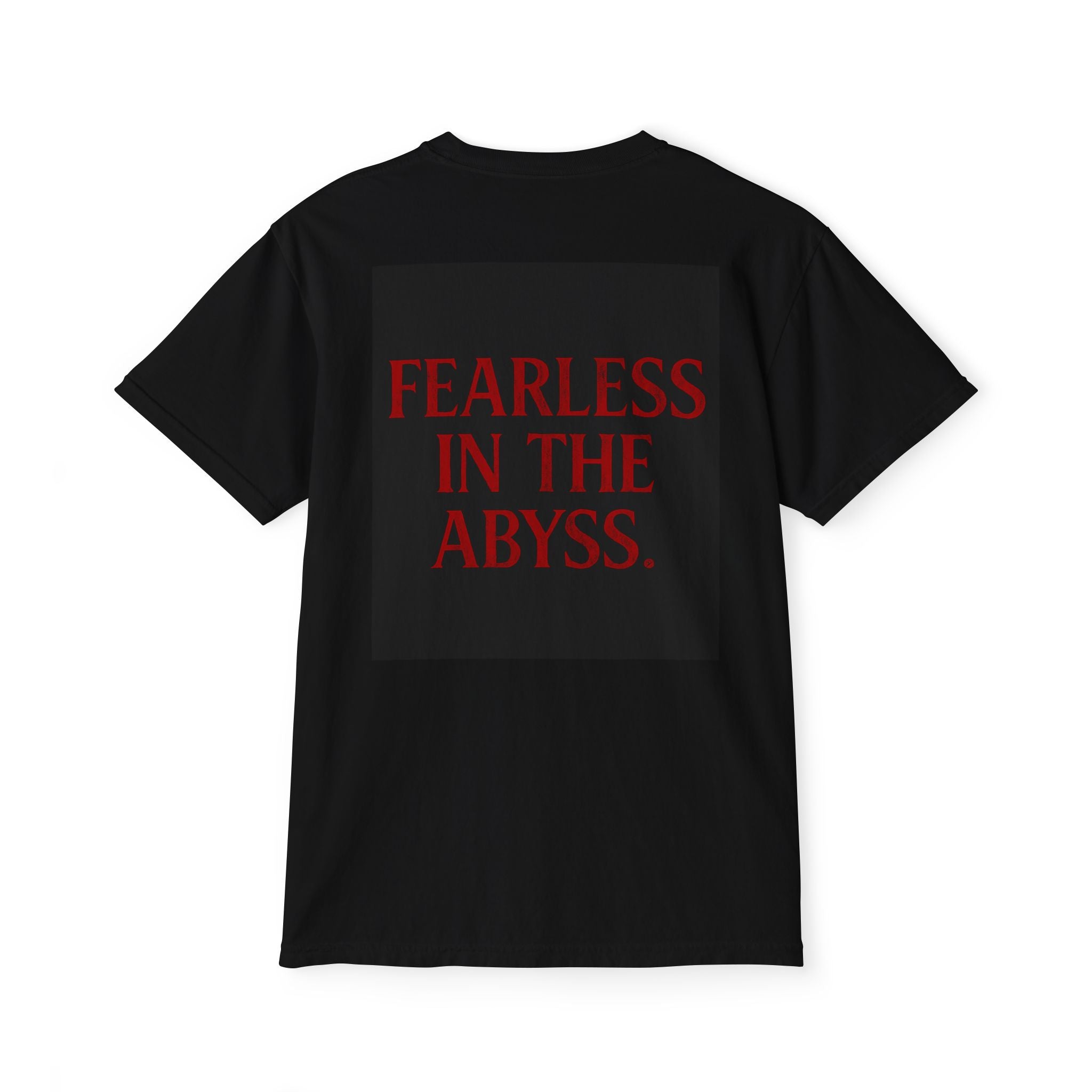 Fearless in the Abyss T-Shirt | Unisex Garment-Dyed Pocket Tee | Inspirational Casual Wear, Motivational Gift, Everyday Style, Trendy [...]